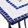 vidaXL Bistrotafel moza&iuml;ek 60 cm keramiek blauw en wit