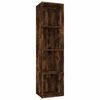 vidaXL Boekenkast / tv-meubel 36x30x143 cm bewerkt hout gerookt eiken