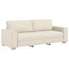 vidaXL Bank 2 pcs Beige 220 x 80 x 84 cm Linnen-mix stof