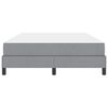 vidaXL Boxspringbed met matras Lichtgrijs 140 x 200 cm Stof