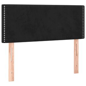 vidaXL Hoofdbord 90x5x78/88 cm fluweel zwart