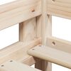 vidaXL Stapelbedframe zonder matras massief grenenhout 90x190 cm