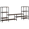 vidaXL Tv-meubel 206,5x28,5x95 cm bewerkt hout bruin eikenkleurig
