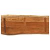 vidaXL Tafelblad rechthoekig natuurlijke rand 90x40x3,8 cm acaciahout