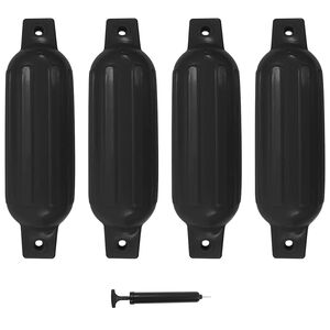 vidaXL | Boot bumpers | Zwart 41 x 11,5 cm PVC