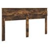 vidaXL Hoofdbord Gerookt eiken 200 cm Bewerkt hout