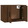 vidaXL Tv-wandmeubels 3 st 57x34,5x40 cm bruin eikenkleur
