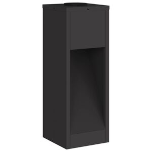 vidaXL Zonne LED Padverlichting 2 pcs Zwart Koudgewalst staal