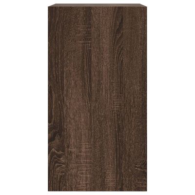 vidaXL Schoenenkast 60x34x63,5 cm bewerkt hout bruineikenkleurig