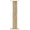 vidaXL Speakerstandaards 2 st 30x30x95 cm bewerkt hout sonoma eiken