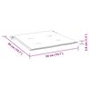 vidaXL Tuinstoelkussens 2 st 50x50x4 cm oxford stof antracietkleurig