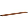 vidaXL Raamsokkel Bruin Hout 140 x 25 x 4,5 cm PVC