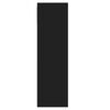 vidaXL Boekenkast 88,5x27,5x88 cm bewerkt hout zwart