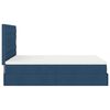 vidaXL Ottoman bed met matras 140x190cm stof blauw