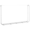 vidaXL Haardhoutrek 250x25x150 cm gegalvaniseerd staal