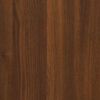 vidaXL Schoenenkast 63x24x147 cm bewerkt hout bruin eikenkleur