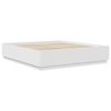 vidaXL Bedframe met hoofdeinde Wit 180 x 200 cm Bewerkt hout