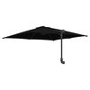 vidaXL Tuinparasol Zwart 248,5 x 247,5 x 160 cm Polyester en staal