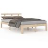 vidaXL Bedframe zonder matras massief hout 120x200 cm