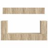 vidaXL Tv-meubelset Wandgemonteerd 5 pcs Sonoma Eiken Bewerkt hout