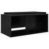 vidaXL Koffietafel Set 2 st Zwart Eiken 90 x 48 x 40 cm Bewerkt hout