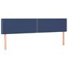 vidaXL Boxspring met matras en LED stof blauw 120x190 cm