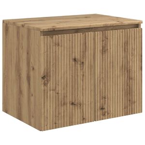vidaXL Wand Gemonteerde Badkamerkast Artisanaal eiken