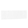 vidaXL Wandhoofdbord 185x3x60 cm massief grenenhout wit