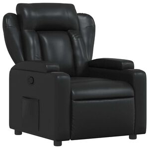 vidaXL Relaxfauteuil Zwart Kunstleer