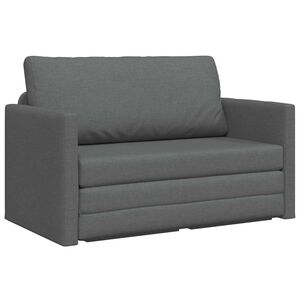 vidaXL Slaapbank Donkergrijs 124 x 71 x 78 cm Stof