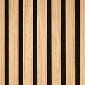 WallArt Akupanelen 4 st akoestisch natuurlijk eiken