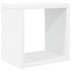 vidaXL Wandschappen kubus 6 st 22x15x22 cm wit