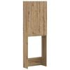 vidaXL Toiletkast DELFT Artisanaal eiken 66 x 25,5 x 190 cm