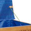 vidaXL Opbergbox voor buiten 113x50x60,5 cm massief acaciahout
