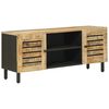 vidaXL Opslagkasten Naturel 105 x 33 x 46 cm Massief Mango Hout