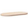vidaXL Tafelblad 70x35x2,5 cm massief grenenhout ovaal
