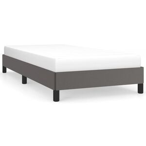 vidaXL Bedframe kunstleer grijs 80x200 cm