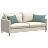 vidaXL Sofa Kussens 2 stuks Zeegroen 60 x 40 cm Cordstof