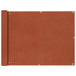 vidaXL Balkonscherm Oxford textiel 90x600 cm terracotta