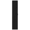 vidaXL Highboard Zwart eiken 60 x 35 x 180 cm Bewerkt hout
