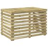 vidaXL Airconditioner hoes 90 x 58 x 60 cm Ge&iuml;mpregneerd grenenhout