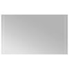 vidaXL LED Badkamer Spiegel Doorzichtig 100 x 60 cm gehard glas