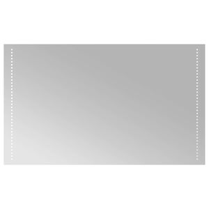 vidaXL LED Badkamer Spiegel Doorzichtig 100 x 60 cm gehard glas
