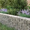 vidaXL Gabion plantenbak verhoogd 200x100x20 cm gegalvaniseerd staal