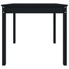 vidaXL Tuintafel 82,5x82,5x76 cm massief grenenhout zwart
