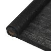 vidaXL Privacynet 2x25 m HDPE zwart