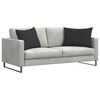 vidaXL Sofa Kussens 2 stuks Zwart 70 x 50 cm Stof