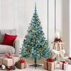 vidaXL Kunstkerstboom met 150 LED Groen 150 cm PVC en Staal