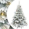 vidaXL Kunstkerstboom met 150 LED met standaard Wit 150 cm PE en PVC