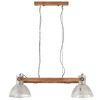 vidaXL Hanglamp industrieel 25 W E27 109 cm zilverkleurig